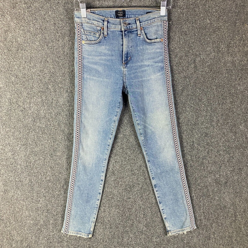 Citizens of Humanity Jeans Women's 25 Rocket‎ Crop High Rise Skinny Denim